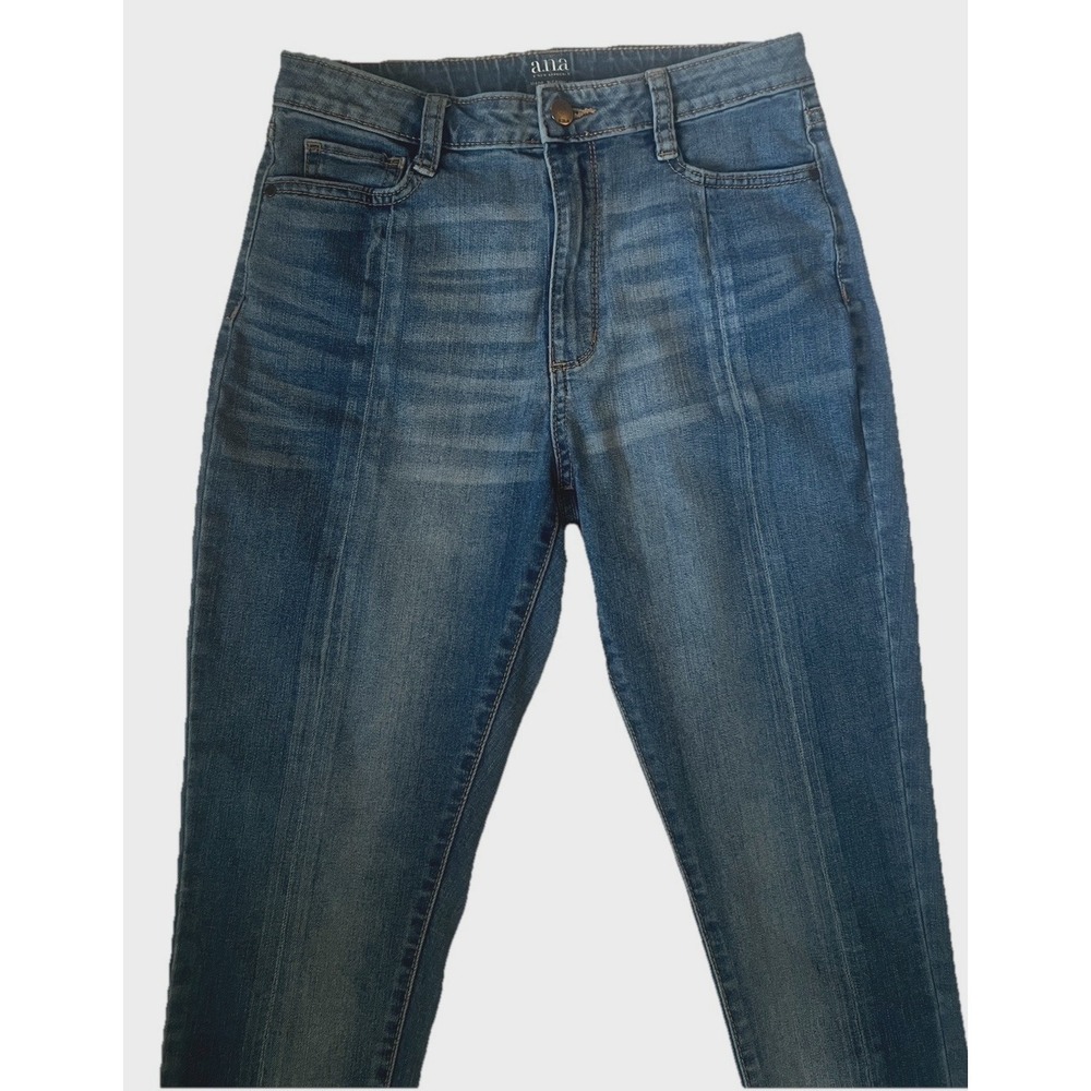 Blue Denim Pants Size 6 a.n.a. Skinny Jeans Casual Women Clothing - Picture 2 of 7